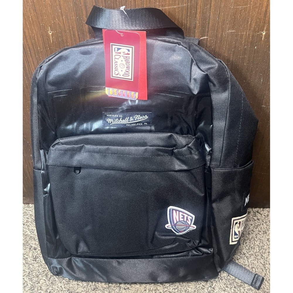 NEW Mitchell & Ness New Jersey Nets NBA Backpack Vintage Logo Hardwood Classics